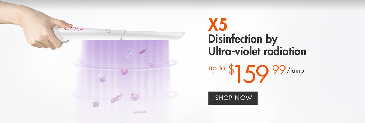 X5 Disinfection by Ultra-violet radiation, portable unit